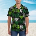 thumbnail image 4 of Disketp Hawaiian Shirts For Men,Tropical Leaves1 Print Mens Casual Short Sleeve Button Down Shirts Beach Shirt, 4 of 8