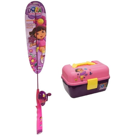 Zebco Dora the Explorer Rod and Reel Combination with Tackle Box