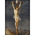 thumbnail image 2 of Peter Paul Rubens 11x14 Gold Ornate Wood Frame and Double Matted Museum Art Print Titled - Christ on the Cross (1592 - 1633), 2 of 4