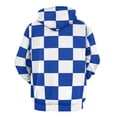 thumbnail image 5 of Kentucky Checkerboard Blue And White Oversized Hoodies for Women Pullover Womens Clothes with Pocket Mens Ultimate Pullover Hoodie Sweatshirt S-6XL, 5 of 8