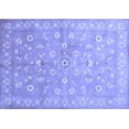 thumbnail image 1 of Ahgly Company Machine Washable Indoor Rectangle Abstract Blue Contemporary Area Rugs, 8' x 12', 1 of 4