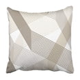 thumbnail image 1 of RYLABLUE Taie d'Oreiller Motif Géométrique Linéaire Abstrait Simple Rayures Tissage Carrelable 20x20 Pouces, 1 of 1