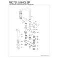 thumbnail image 3 of Kingston FB2755NDLSP NuvoFusion Two-Handle 4-Hole 8" Centerset Kitchen Faucet with Side Sprayer in Oil Rubbed Bronze, 3 of 4