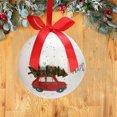 thumbnail image 5 of Uutvmp Christmas Decorative Hanging Ball, Christmas Light Bulb Ornaments, Clear Light Bulb Ornaments, Ornaments for Xmas Holiday Party Indoor Decor, 5 of 8