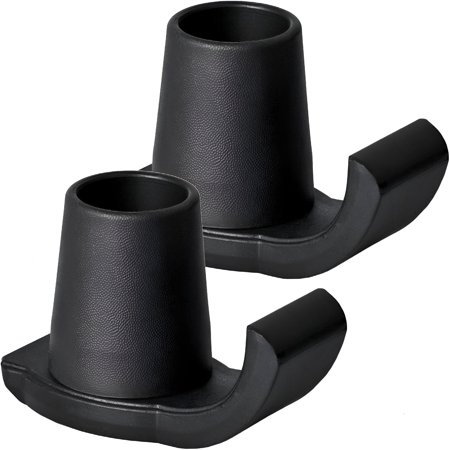 ELDORIX 2 Pack Walker Skis Glides for Folding Walkers, Walker Glides for Seniors, Walker Accessories Mobility Aid Accessory for Seniors - Black
