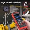 thumbnail image 4 of Handheld Manometer, Digital Air Pressure Tester Low Battery Reminder Wide Range Double Port LCD Backlit Display Multi Functional  for Laboratory, 4 of 7