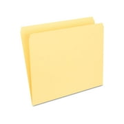 Staples Top-Tab File Folders Straight-Cut Tab Letter Size Yellow 100/BX TR509661/509661