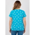 thumbnail image 2 of Roaman's Women's Plus Size Cotton Ultimate Crewneck Tee, 2 of 6