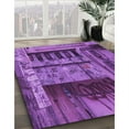 thumbnail image 3 of Ahgly Tapis Rectangulaire Lavable en Machine Intérieur Transitionnel Heliotrope Violet, 3 Pieds x 5 Pieds, 3 of 7