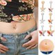 thumbnail image 1 of onlyliua Ofertas Flash Uñas de Ombligo de Acero Inoxidable Brillantes, 1 of 2