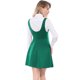 thumbnail image 5 of AllegK Dde San Patricio Vestido Decoración De Botones Por EnciDe rodilDobladillo Acampanado FalDe Tirantes PaMujer Verde XS, 5 of 6