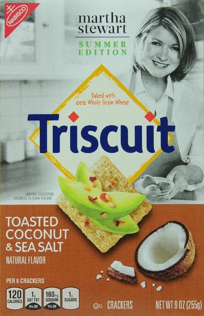 Nabisco Triscuit Toasted Coconut & Sea Salt Crackers, 9 Oz. - image 2 of 4