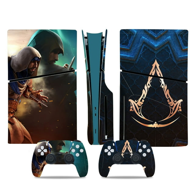 HHHC Vinyl Skin For PS5 Slim Disk Edition Console And Controllers Mirage