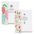thumbnail image 4 of Faith Hearts & Blossoms Valentine Greeting Cards - Set of 8 (4 designs), Large 5" x 7", Religious Valentines Cards with Scripture, 4 of 7