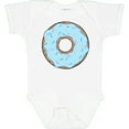 thumbnail image 3 of Inktastic Blue Donut, Donut With Colorful Sprinkles, Frosting Boys or Girls Baby Bodysuit, 3 of 5