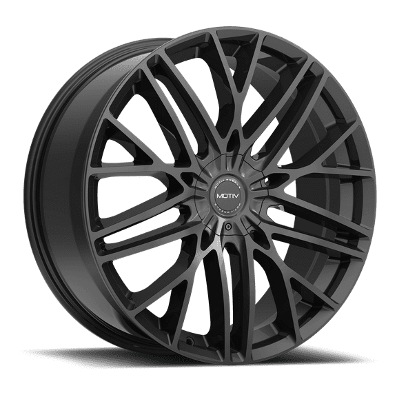 Motiv 437B 437B-2855520 20X8.5 5X115 / 5X120 ( 20) MTV 437B (HB 74.1) Gloss Black Cast Aluminum