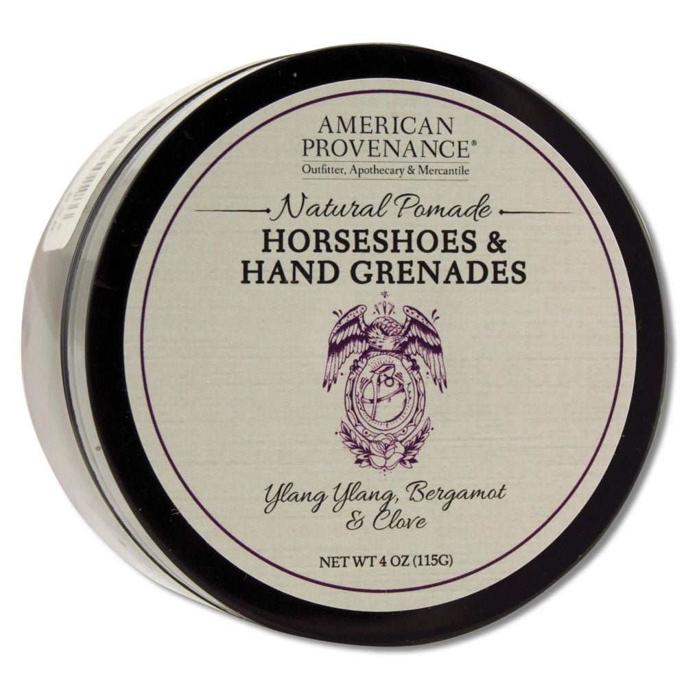 American Provenance Hair Pomade Horseshoes And Hand Grenades 4 Oz