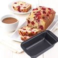 thumbnail image 2 of Milue Non Stick Loaf Bread Pan Bakeware Carbon Steel Rectangle Deep Plate Tray Cake Mold Kitchen Baking Tools, 2 of 12