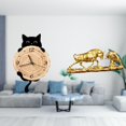 thumbnail image 2 of Reloj de pared con figura de toro chino, obra de arte moderna, decoración de pared, regalos para oficina, habitación infantil, dormitorio, estudio, ho, 2 of 8