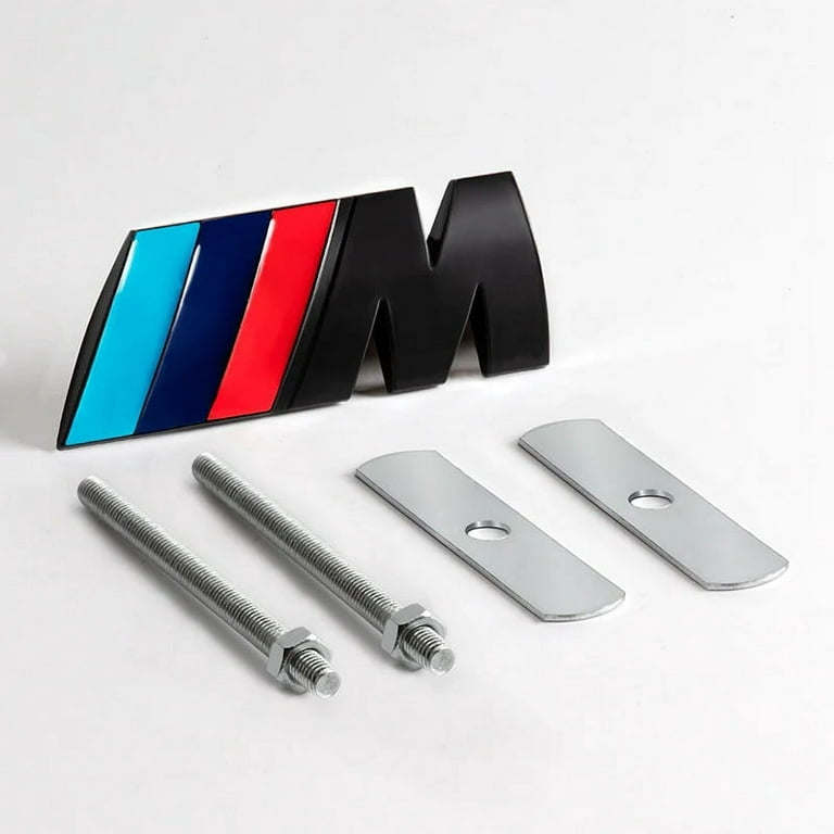D Metal Sticker Car Front Grille Trunk M Emblem Badge Accessories