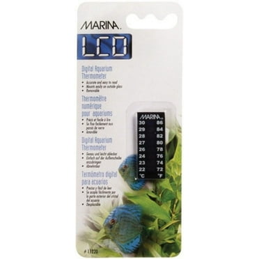 Marina Aquarius Thermometer [Aquarium, Thermometers Digital] Thermometer (70-84F)