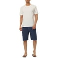 thumbnail image 2 of NOMADIC NOOK Men's Summer Holiday Drawstring Waist Solid Beach Board Shorts 2 Pack, 2 of 6