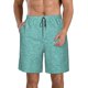 thumbnail image 1 of Fotbe Teal Green Glitter Trajes de Baño Estampados para Hombre, Shorts de Verano de Secado Rápido, Ropa de Playa, Bañadores-Large, 1 of 6