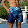 Board Shorts Men's Print Trend Youth Sweat Fitness Running Summer Beach