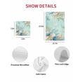 thumbnail image 7 of Teal Beach Coastal Kitchen Dish Towels for Drying Dishes Set of 4, Summer Nautical Coral Shell Botanical Waffle Weave Microfiber Hand Tea Bathroom Towels Quick Dry & Absorbent Towel 12x12, 7 of 7