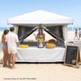 thumbnail image 2 of REDCAMP Canopy Camping Tent 10'x10' Inner Tent Converts Straight Leg Pop Up Canopy into Shelter for 4-6 Person, Water-Resistant and UV-Resistant, Gray, 2 of 10