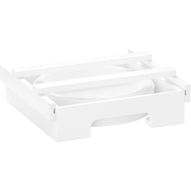 Bandeja Papel Estante Almacenamiento Organizador Platos Debajo Del Gabinete Soporte Placas Bambú