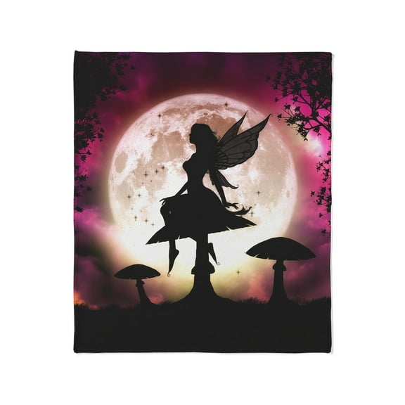 CafePress - Titania Fairy Throw Blanket / Cover - Soft Fleece Throw Blanket, 50"x60" for All Ages