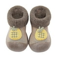 thumbnail image 1 of EDFBUYKRS Baby Home Slippers Cartoon Warm Slippers For Lined Winter Indoor Shoes, 1 of 4