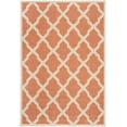 thumbnail image 2 of Safavieh Linden Gamal Geometric Indoor/Outdoor Area Rug, Rust/Creme, 5'3" x 7'6", 2 of 8