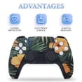 thumbnail image 4 of Hawaiian Hibiscus Garden Orange Flowers PS5/PS5 Pro/PS5 Slim Digital Disc Skin Sticker For Console And Controller Skins, 4 of 7