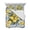 Blue, variant on Yellow Lemon King Size Down Alternative Comforter, Lightweight Comforter Quilt Bedding Set with Pillow Shams Middle Century Blue Italian Textured All Seasons Bed Comforter Duvet Insert 96"x106"