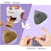 Needles Knitting Machine,Smart Weaving Loom,DIY Board Rotating Machines for Adults and Kids