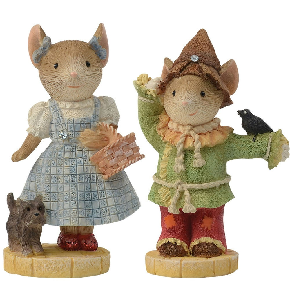 (Set) The Wizard Of Oz 80th Anniversary Mouse Figures Dorothy