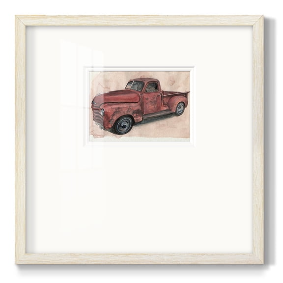 Antique Pickup IPremium Framed Print