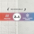 thumbnail image 3 of Sunbeam 2-in-1 Reversible 365 Polyester Mattress Pad, Twin Size - Cooling Technology, 3 of 11