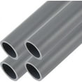 thumbnail image 1 of 4Pcs PVC Rigid Round Pipes 13.8 Inch Black Hollow Round Tubes 0.8 Inch OD 0.6 Inch ID Plastic Rigid Pipes Round Rigid Tubing for Water Pipe Cable Sleeve Home Plumbing, 1 of 9