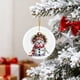 thumbnail image 1 of Colgante para rbol de Navidad con animales del bosque de 8 cm, regalo navideño, 1 of 9