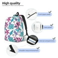 thumbnail image 4 of KLL Hawaiian Style Print Travel Laptop Backpack - College Backpack Business Work Bag Nurse Bag Casual Daypack for Weekender Business Hiking -Small, 4 of 6