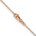 thumbnail image 4 of 14K Rose Gold 1.0mm D/C Cable Chain (16 X 1) Made In Peru rsc20-16, 4 of 5