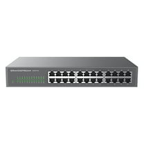Grandstream IPG-GWN7703 Unmanaged Network Switch Key Features: Plug-and-play; 24 Gigabit ports; 48Gbps switching capacity; Mac Address Auto-Learning