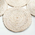 thumbnail image 3 of SAFAVIEH Natural Fiber Dacre Geometric Area Rug, Ivory/Natural, 5' x 5' Round, 3 of 7