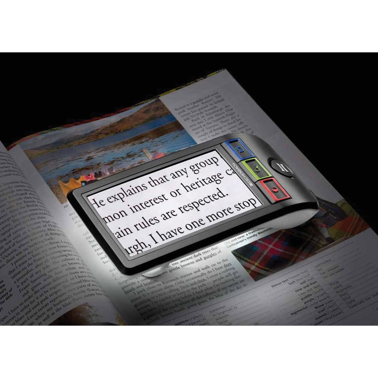 SmartLux Digital Handheld Video Magnifier with Stand and 5in. LCD