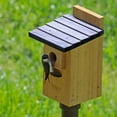 thumbnail image 3 of Nature's Way Cedar Bluebird Viewing House, Brown, 3 of 12