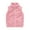 Pink, variant on Kiijoy Infant Girls Fleece Zip Up Vest Fall Winter Solid Sleeveless Outerwear, Sizes 18-24M