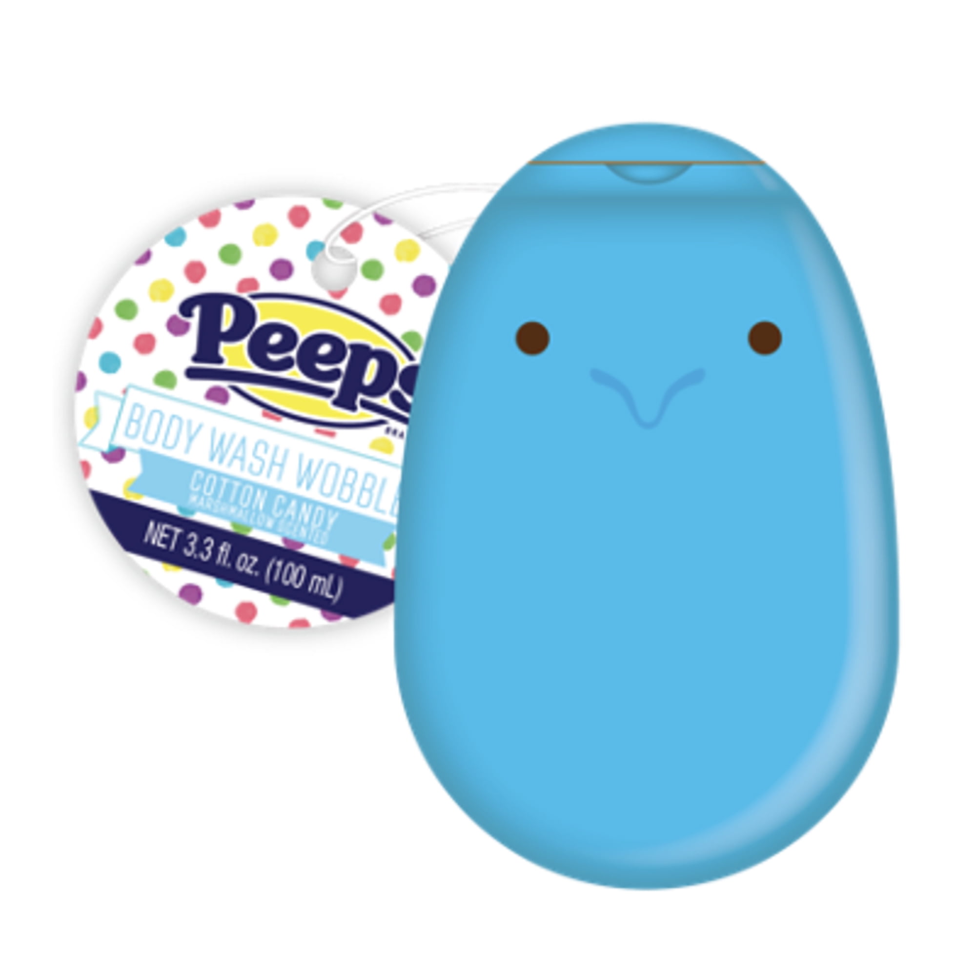 Peeps Body Wash Wobbers, Cotton Candy Marshmallow Scented, 3.3 fl. Oz